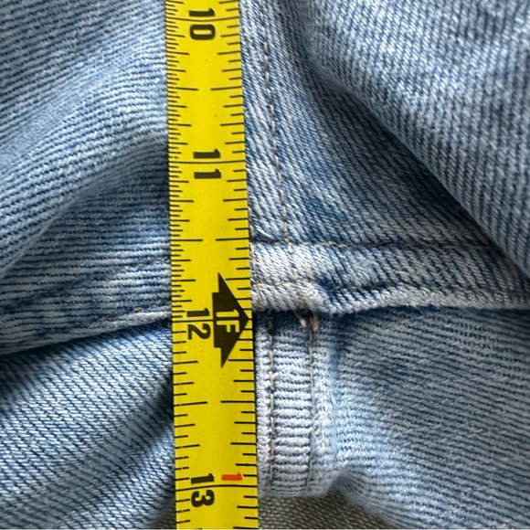 Abercrombie & Fitch The Dad High Rise Jeans Angled Waist Size 8 Short Petite - Picture 7 of 8